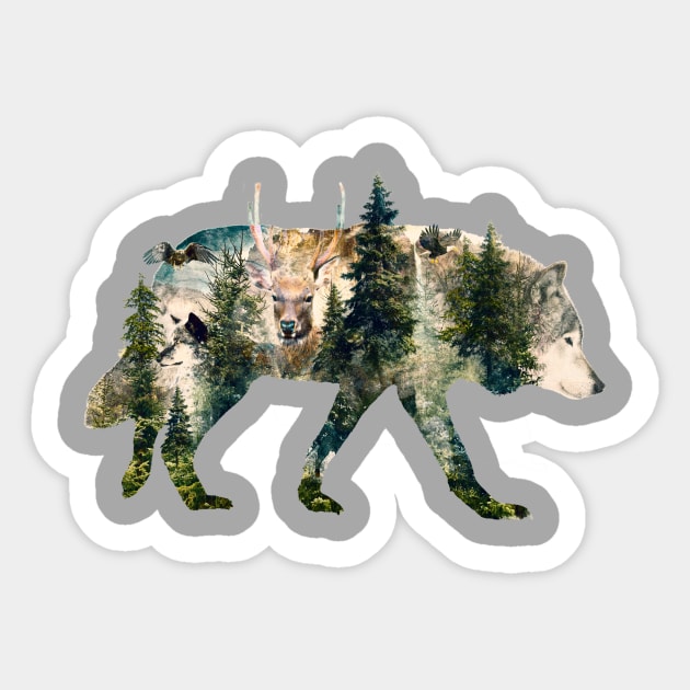 SPIRITS OF THE ANIMAL KINGDOM Sticker by barrettbiggers